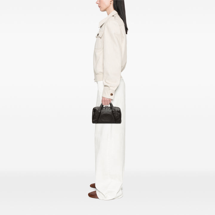 Chanel Medium Chevron Cuir d’agneau All Day Long Bowling Sac