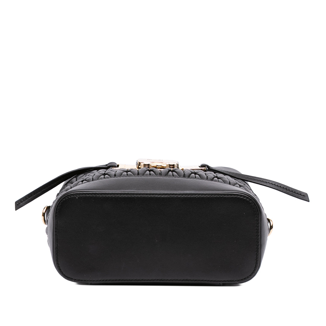 Miu Miu Micro Matelasse Nappa Vanity Sac porté croisé