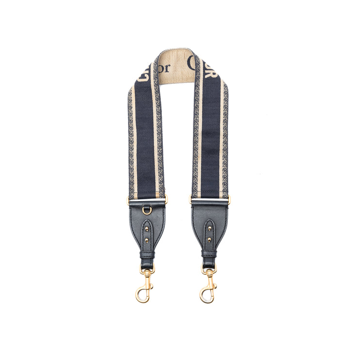 Dior brodé Toile Sac Strap