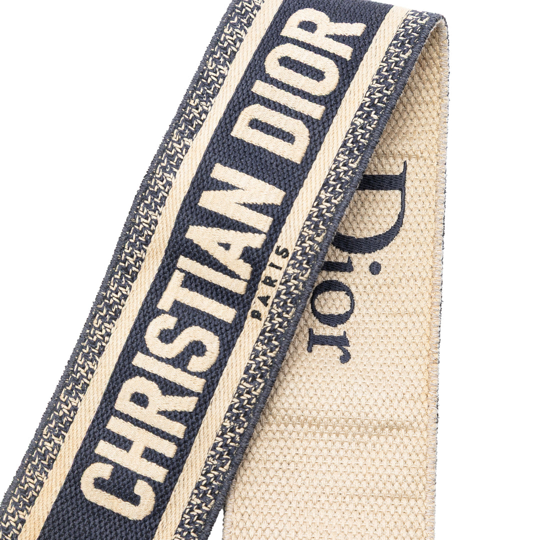 Dior brodé Toile Sac Strap