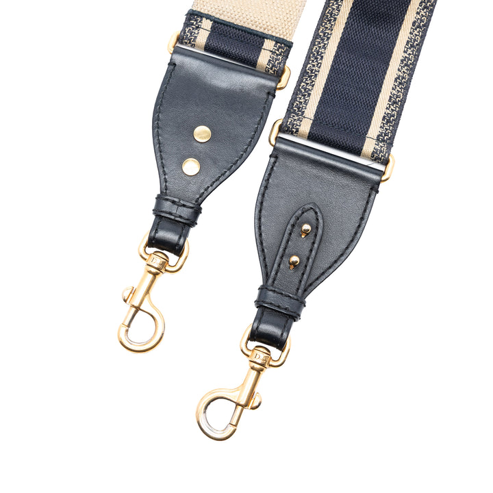 Dior brodé Toile Sac Strap