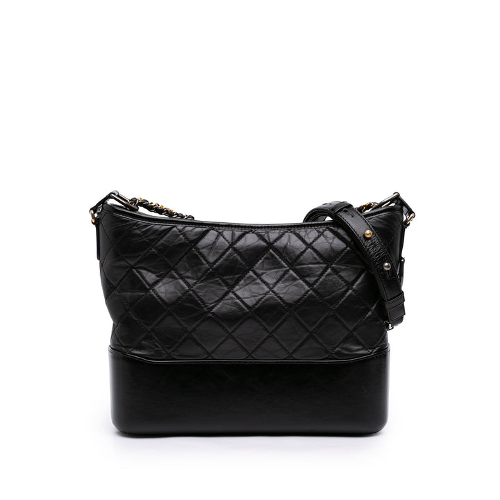 Chanel Medium vieilli Cuir de veau Gabrielle Sac porté croisé
