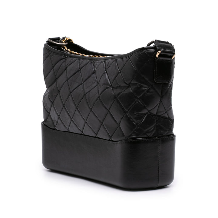 Chanel Medium vieilli Cuir de veau Gabrielle Sac porté croisé