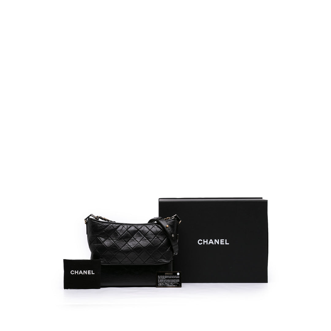 Chanel Medium vieilli Cuir de veau Gabrielle Sac porté croisé