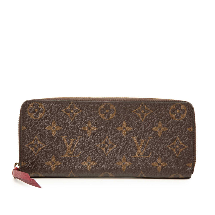 Portefeuille long Monogram Marron