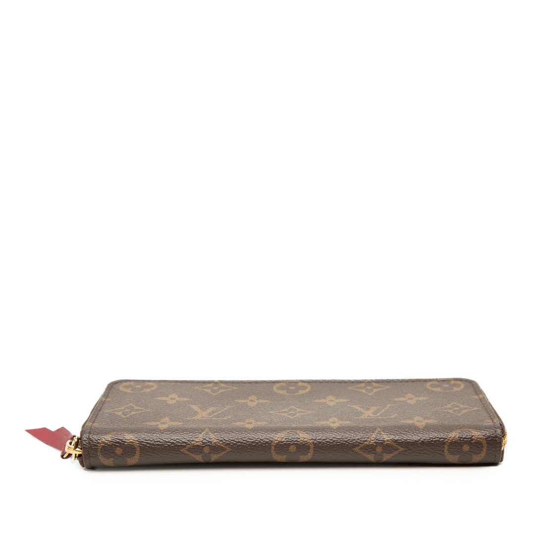 Portefeuille long Monogram Marron