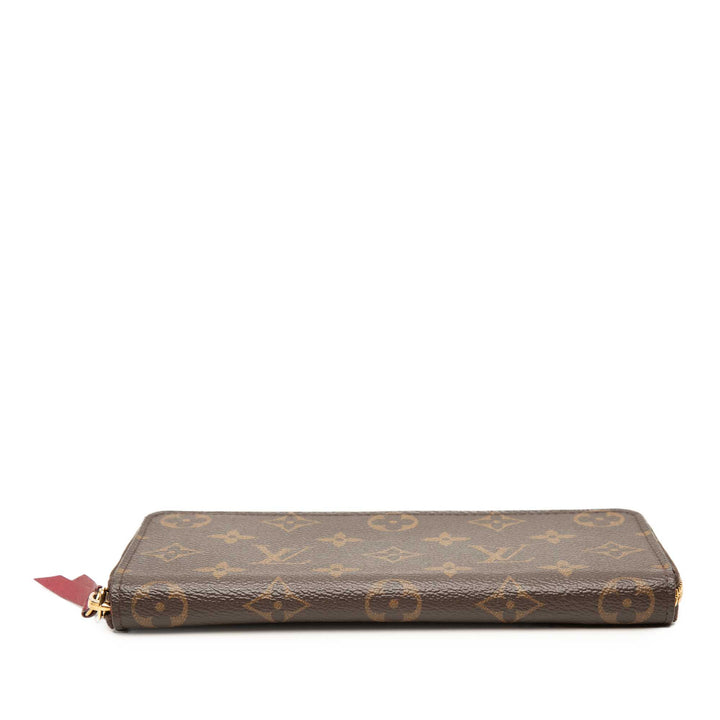 Portefeuille long Monogram Marron