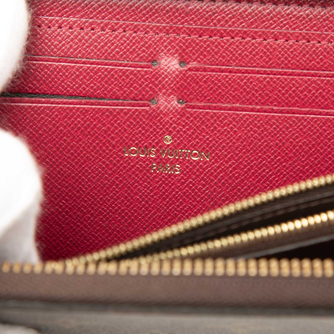Portefeuille long Monogram Marron
