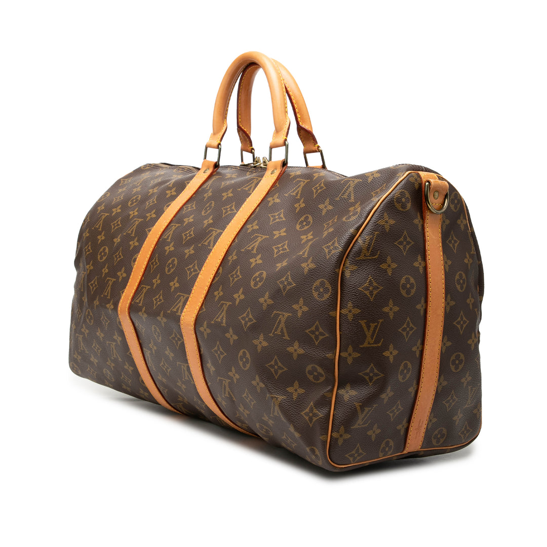 Louis Vuitton Monogram Keepall Bandouliere 50