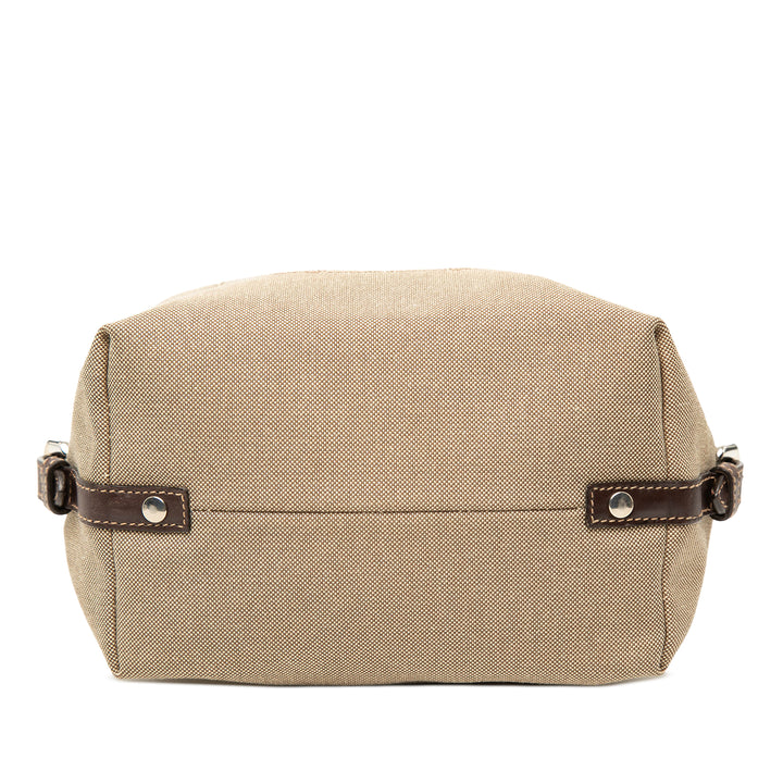 Prada Pochette Canapa Logo Beige – vue 3 – GABY PARIS