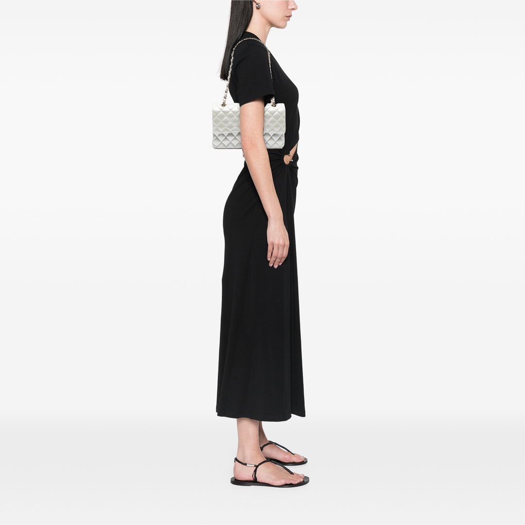 Chanel Medium Classic Iridescent Cuir d’agneau Double rabat Doré