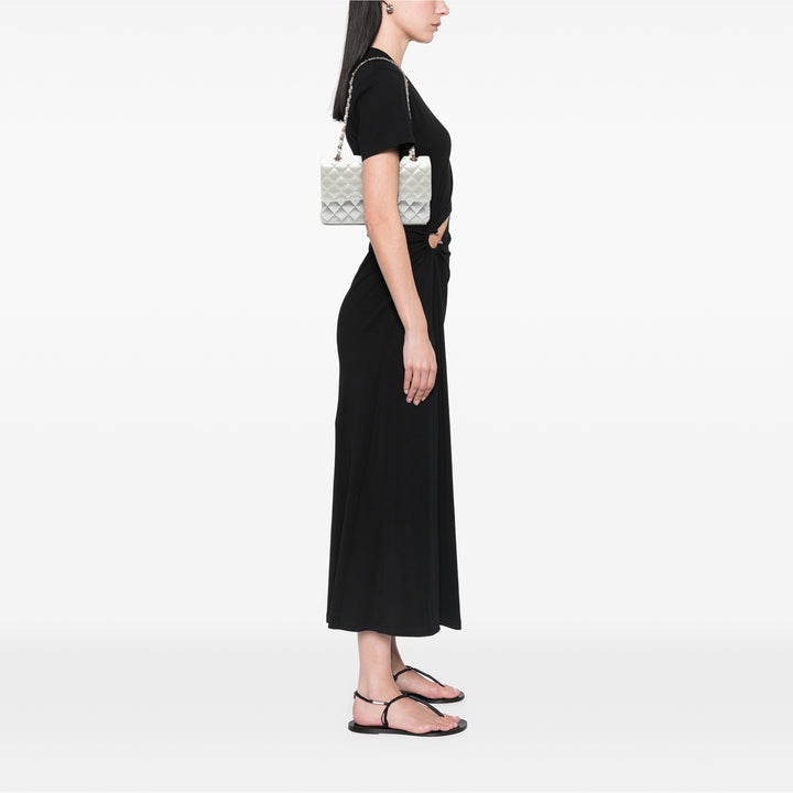 Chanel Medium Classic Iridescent Cuir d’agneau Double rabat Doré