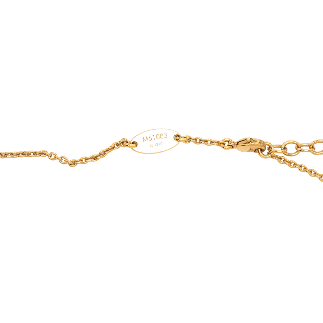 Louis Vuitton plaqué Essential V Collier Doré – vue 4 – GABY PARIS