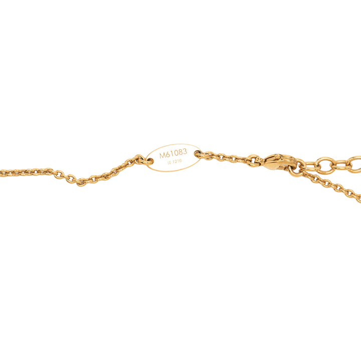 Louis Vuitton plaqué Essential V Collier Doré – vue 4 – GABY PARIS