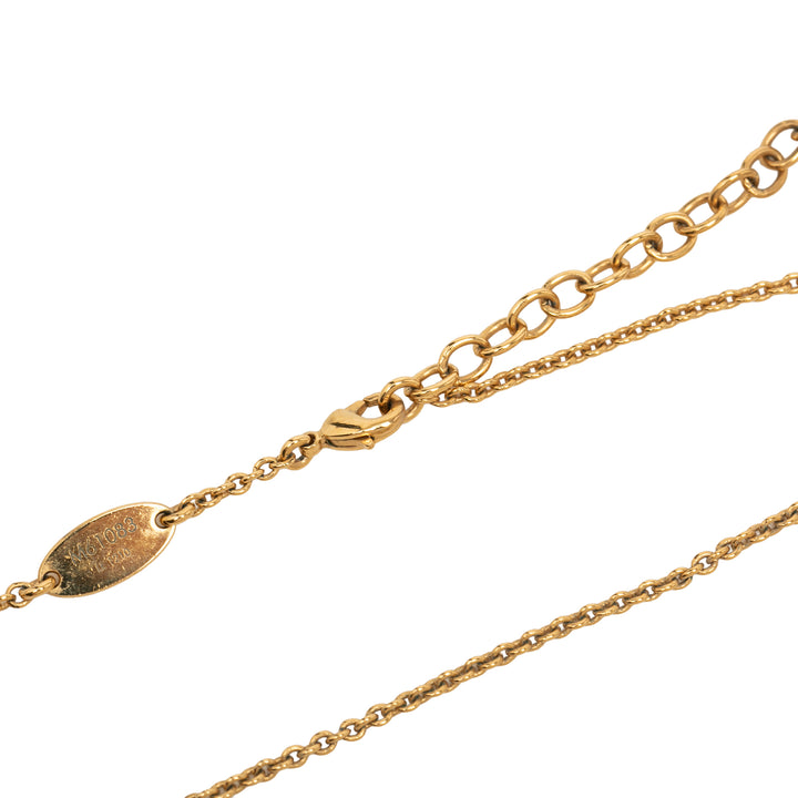 Louis Vuitton plaqué Essential V Collier Doré – vue 5 – GABY PARIS