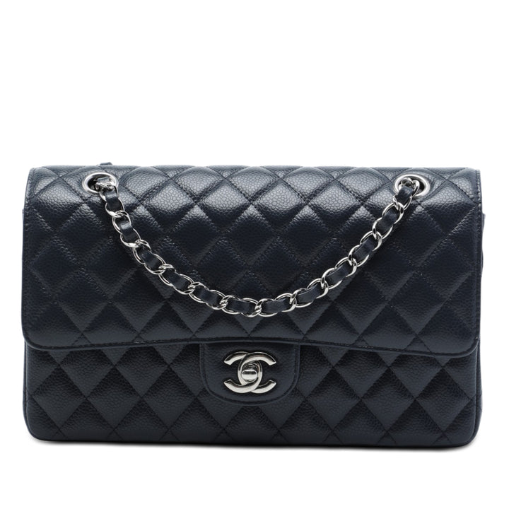 Chanel Classic Double rabat Moyen Cuir caviar
