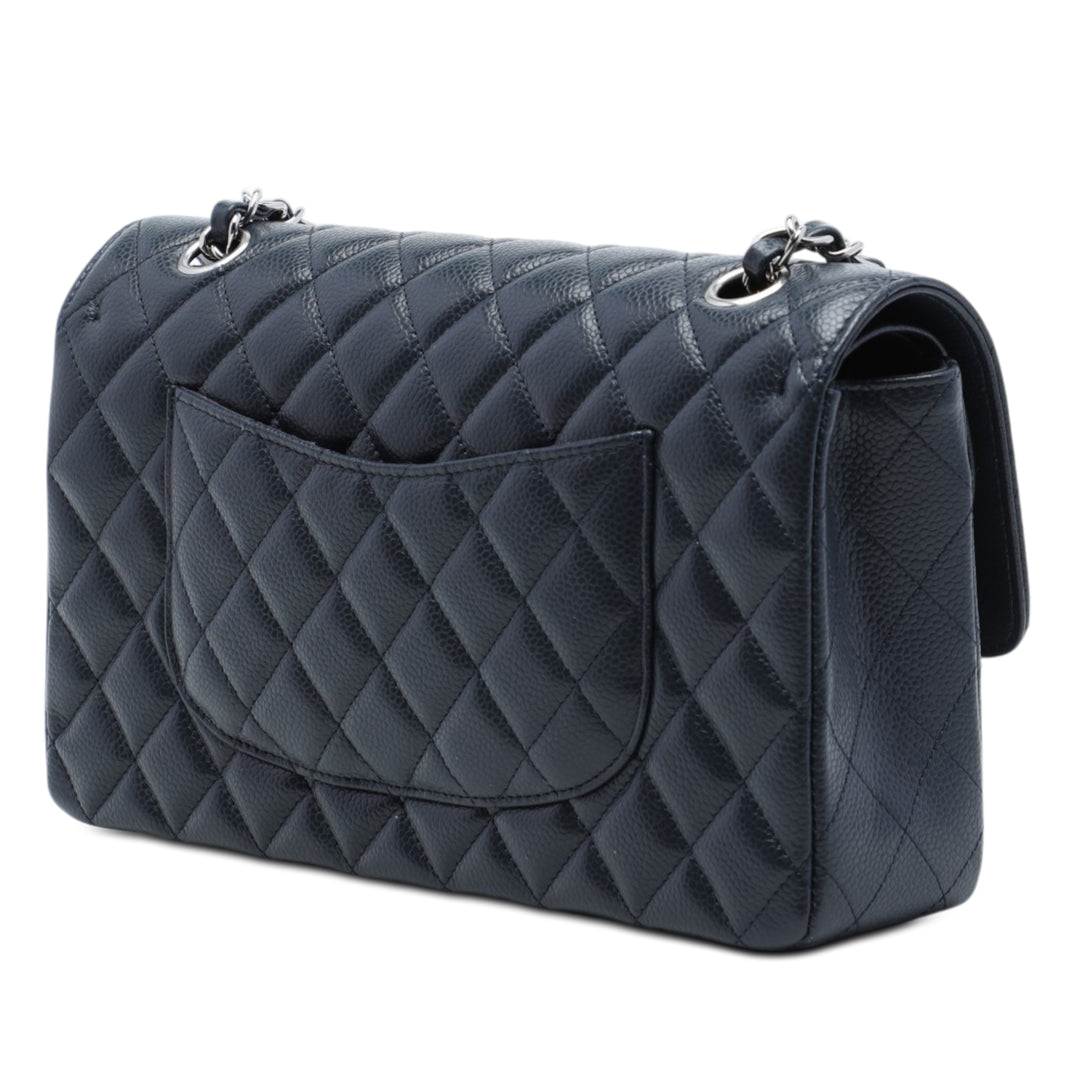 Chanel Classic Double rabat Moyen Cuir caviar