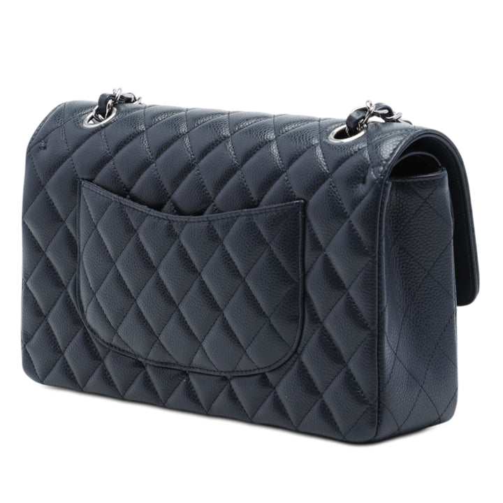 Chanel Classic Double rabat Moyen Cuir caviar