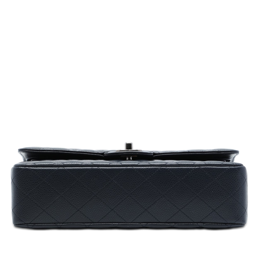 Chanel Classic Double rabat Moyen Cuir caviar