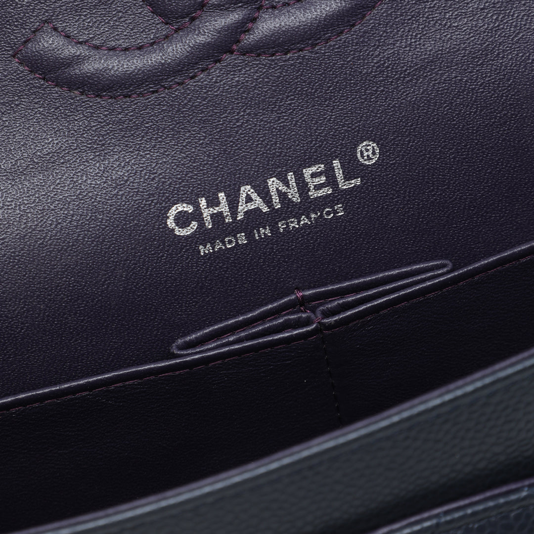 Chanel Classic Double rabat Moyen Cuir caviar