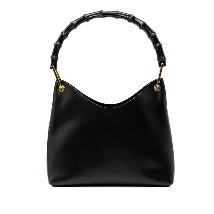 Bamboo Sac Cuir de veau Noir