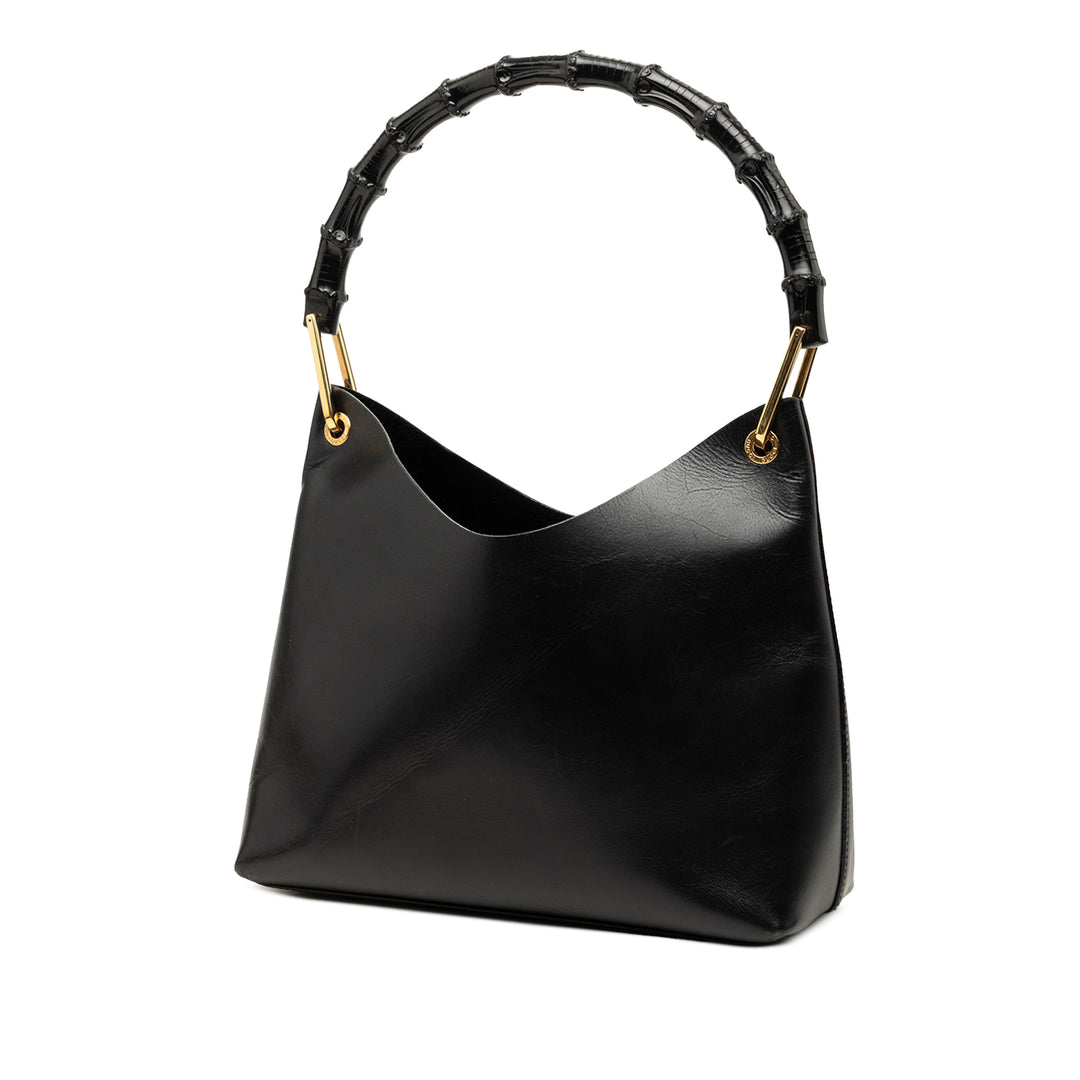 Bamboo Sac Cuir de veau Noir