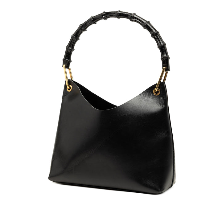 Bamboo Sac Cuir de veau Noir