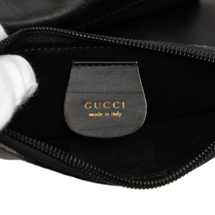 Bamboo Sac Cuir de veau Noir