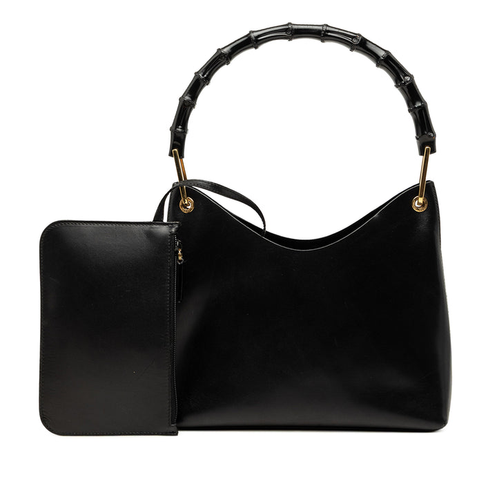 Bamboo Sac Cuir de veau Noir