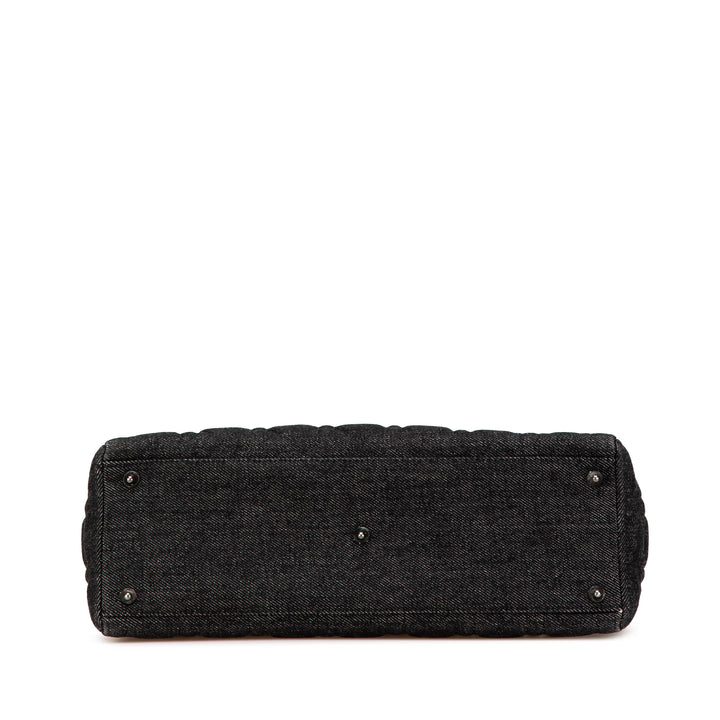 Dior Large Jean Cannage Lady Dior