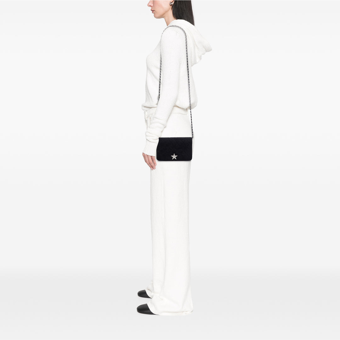 Chanel Matelassé Daim Cocostellar Wallet on Chain