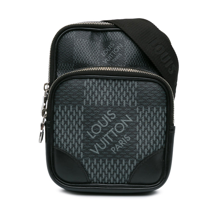 Damier Graphite 3D Amazone Sling Bag Black - Gaby Paris