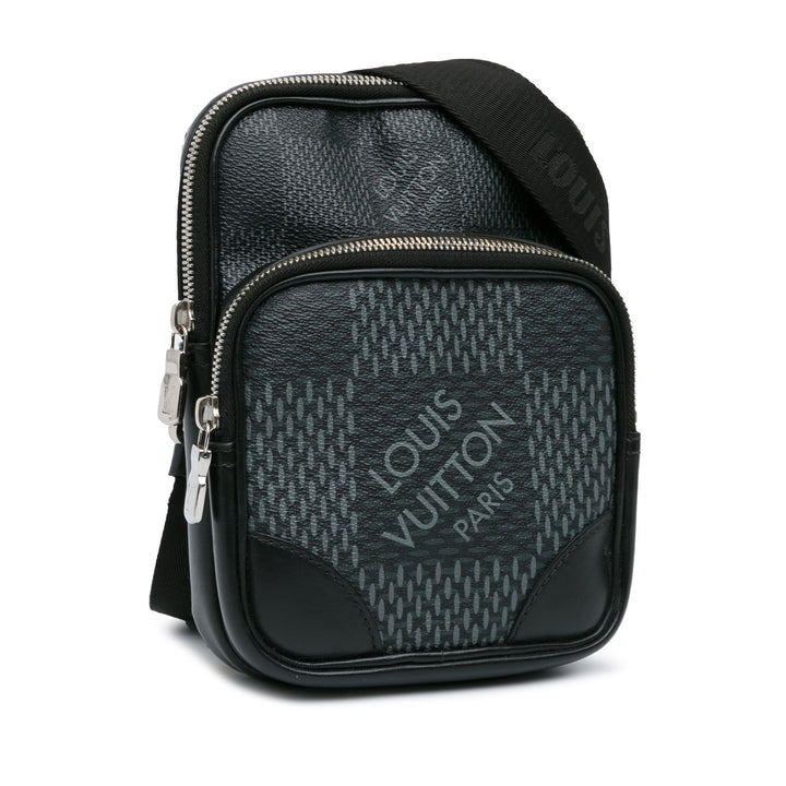 Damier Graphite 3D Amazone Sling Bag Black - Gaby Paris