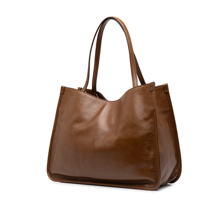 Gucci Horsebit 1955 Cabas Moyen Marron
