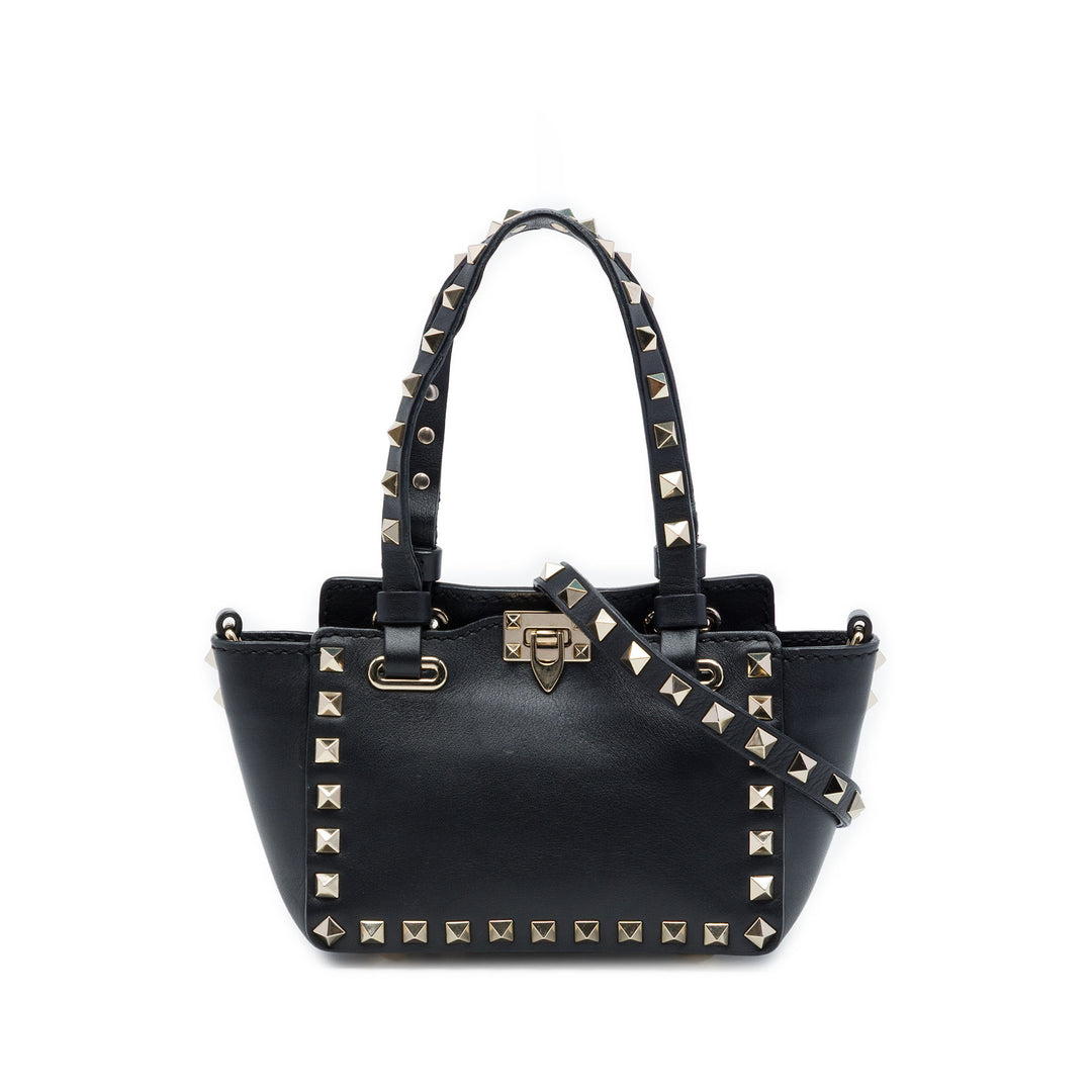 Rockstud Trapeze Sac Micro Noir