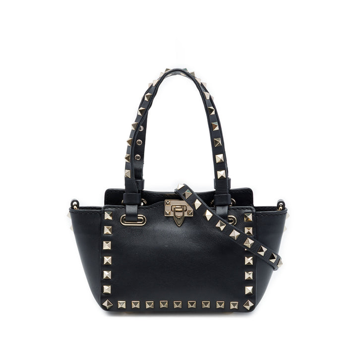 Rockstud Trapeze Sac Micro Noir