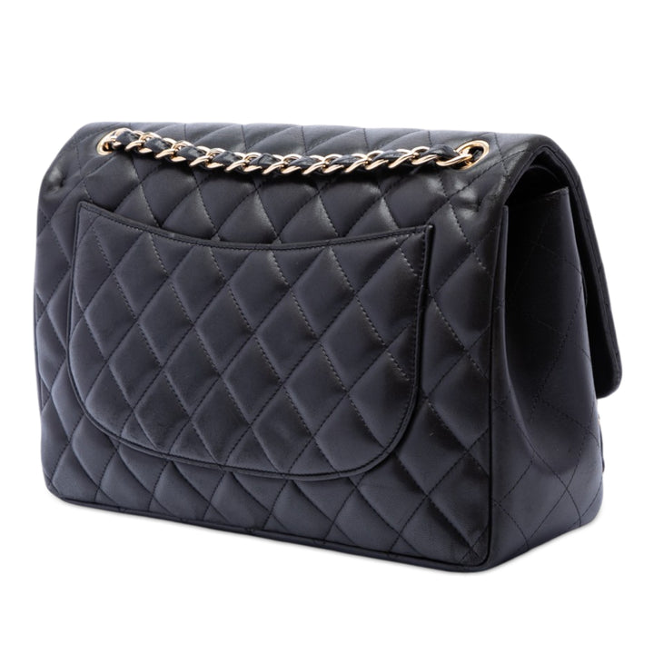 Chanel Jumbo Classic Cuir d’agneau Double rabat