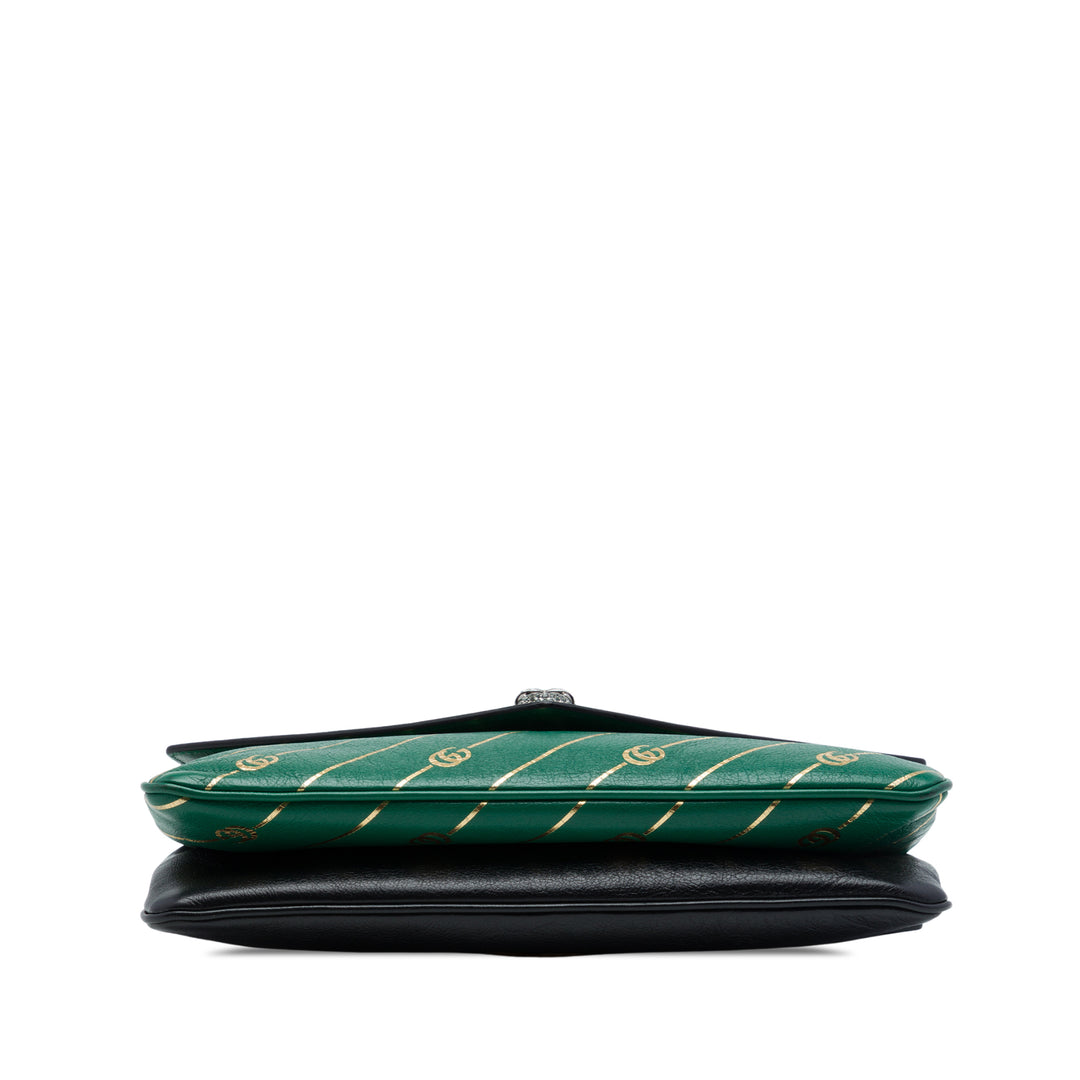 Double Thiara Sac Moyen Cuir de veau Noir