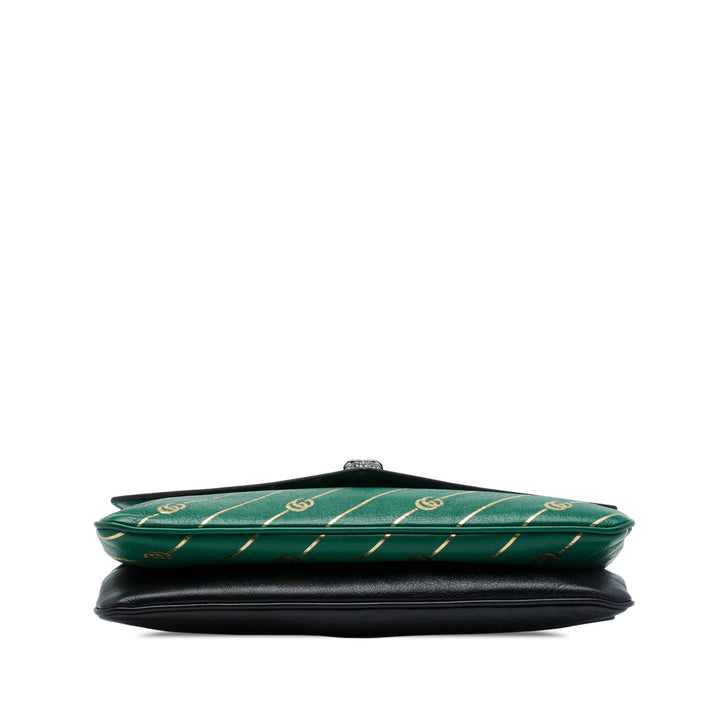 Double Thiara Sac Moyen Cuir de veau Noir