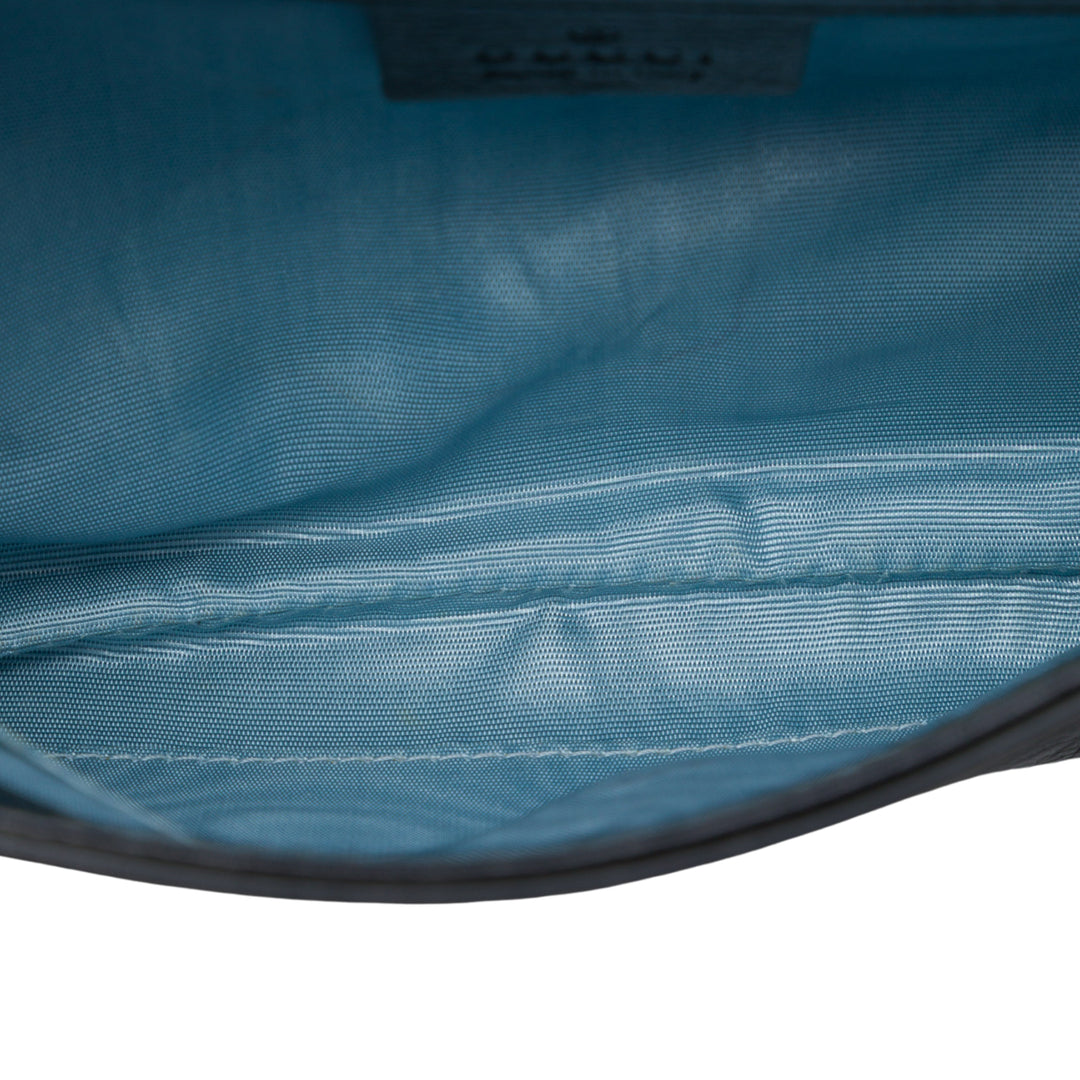 Double Thiara Sac Moyen Cuir de veau Noir