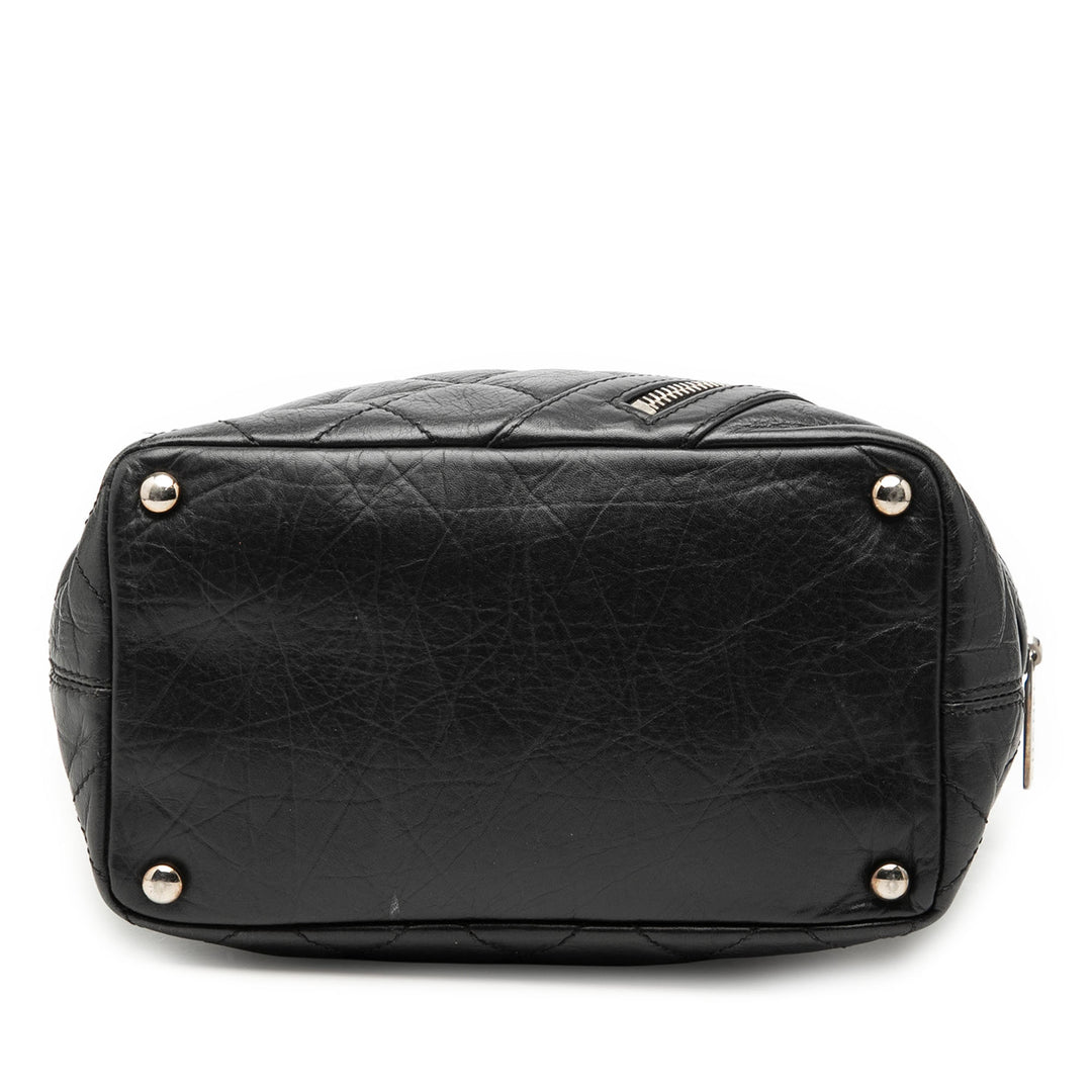 Chanel Small Matelassé vieilli Cuir de veau Cotton Club Cabas