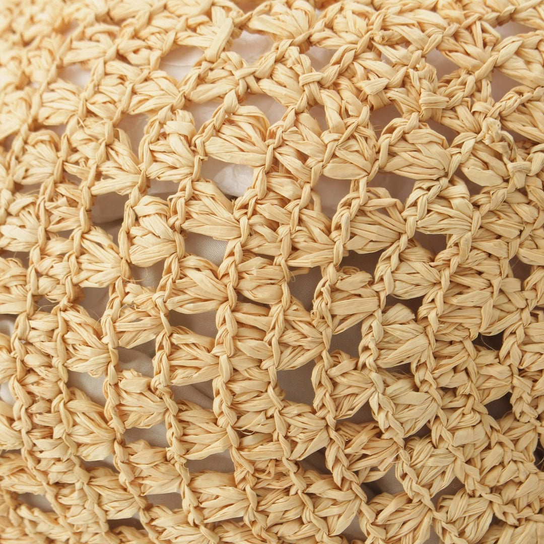 Stella McCartney Crocheted Basket Sac seau Raphia