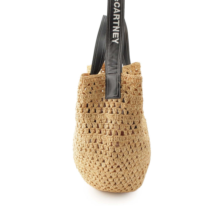 Stella McCartney Crocheted Basket Sac seau Raphia