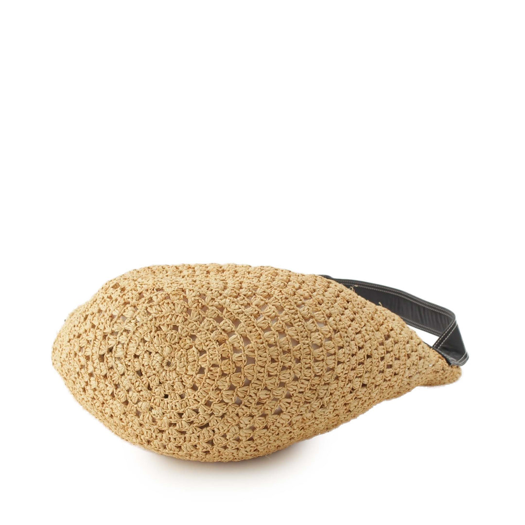 Stella McCartney Crocheted Basket Sac seau Raphia