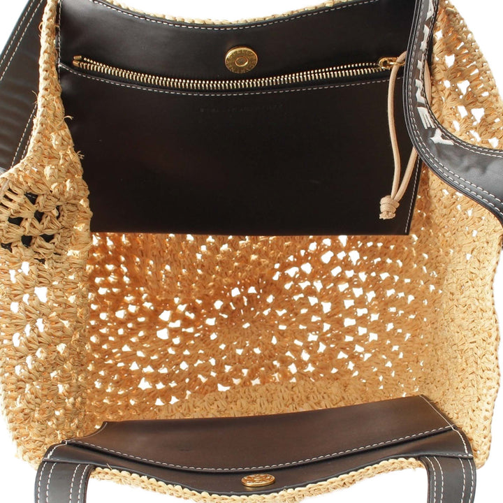 Stella McCartney Crocheted Basket Sac seau Raphia