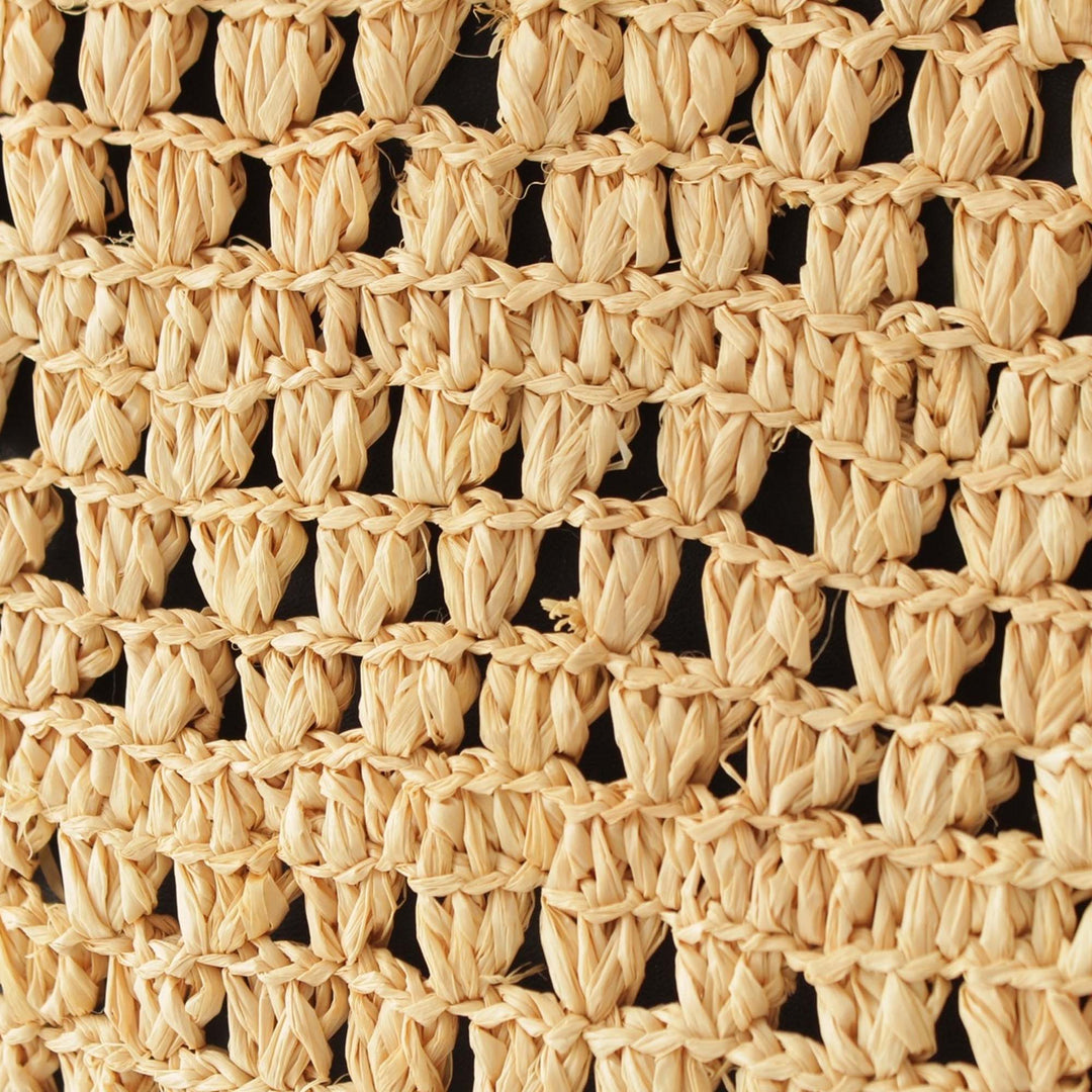 Stella McCartney Crocheted Basket Sac seau Raphia