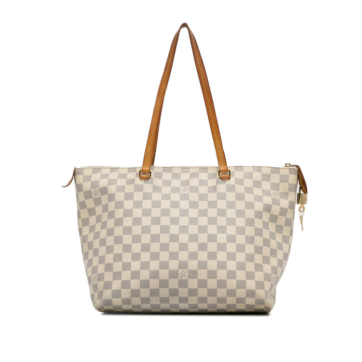 Damier Azur Iena MM White - Gaby Paris