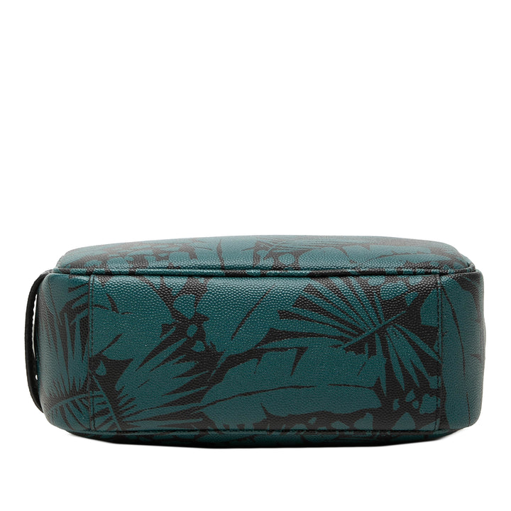 Grain De Poudre Tropical Palm Pochette Bleu