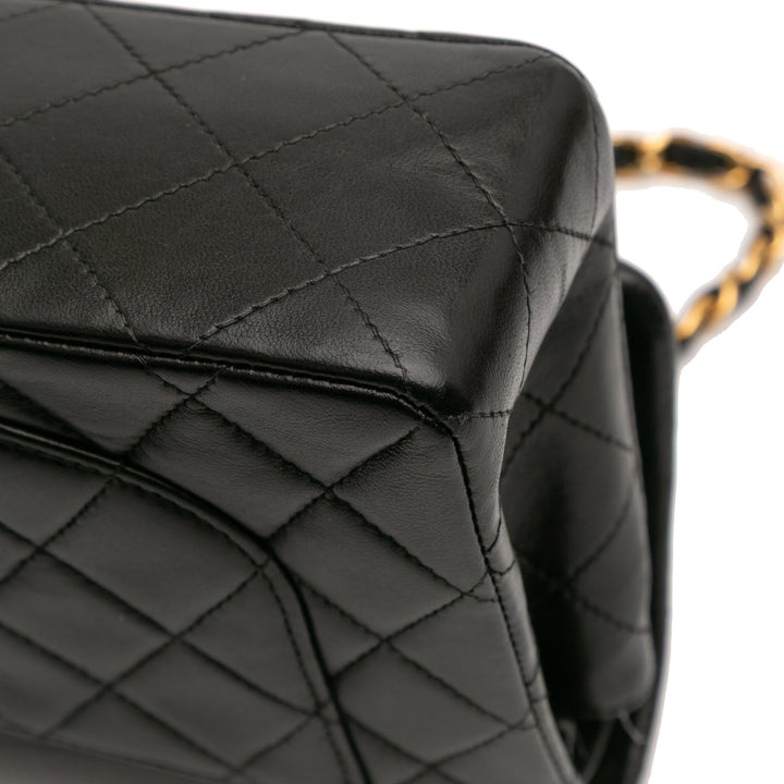 Chanel Small Classic Cuir d’agneau Double rabat Noir – GABY PARIS Authentique