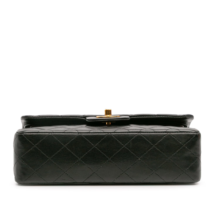 Chanel Small Classic Cuir d’agneau Double rabat Noir – GABY PARIS Authentique